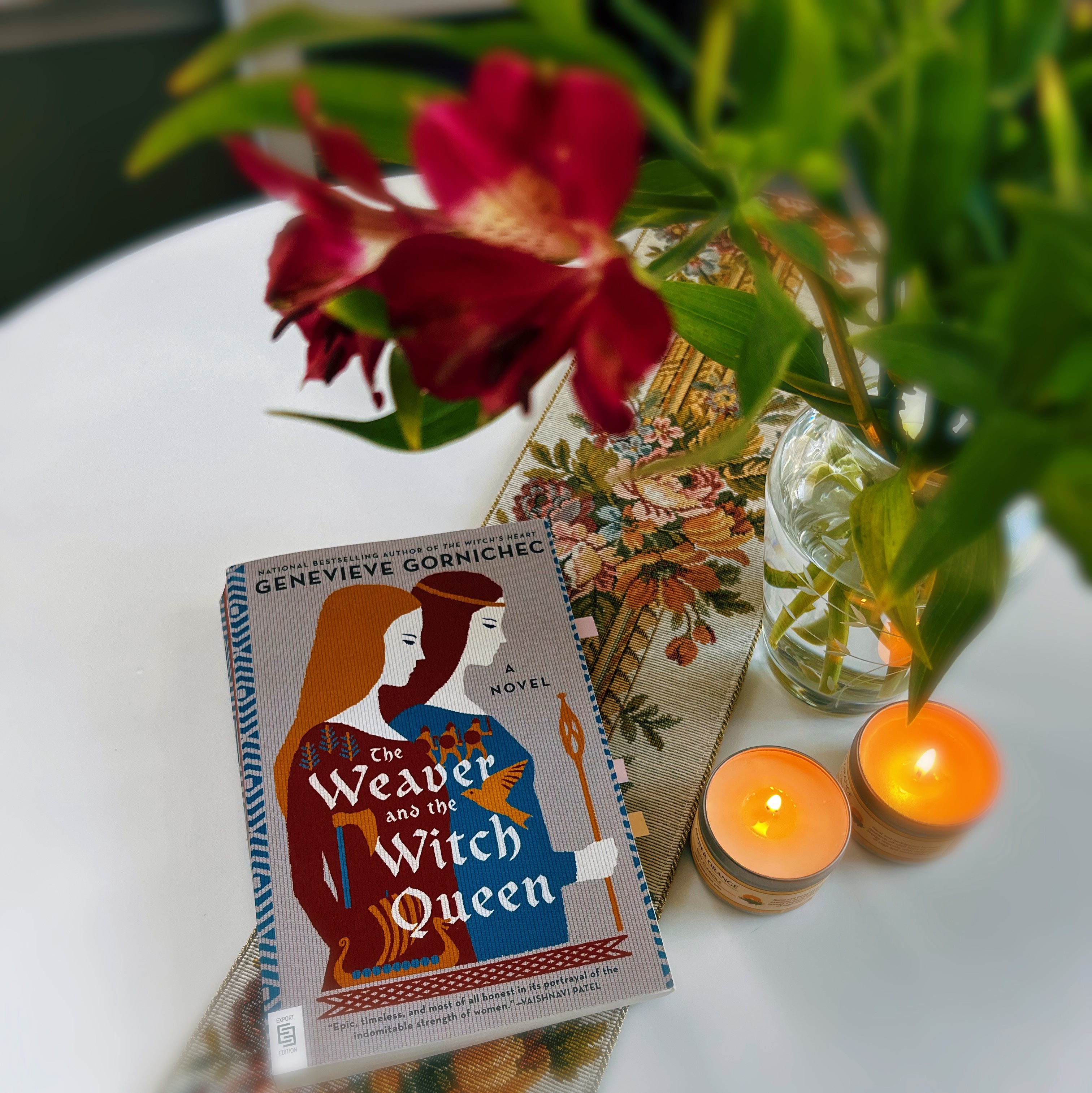 The Weaver and the Witch Queen by Genevieve Gornichec #BookReview #Historical #Fantasy #Excerpt