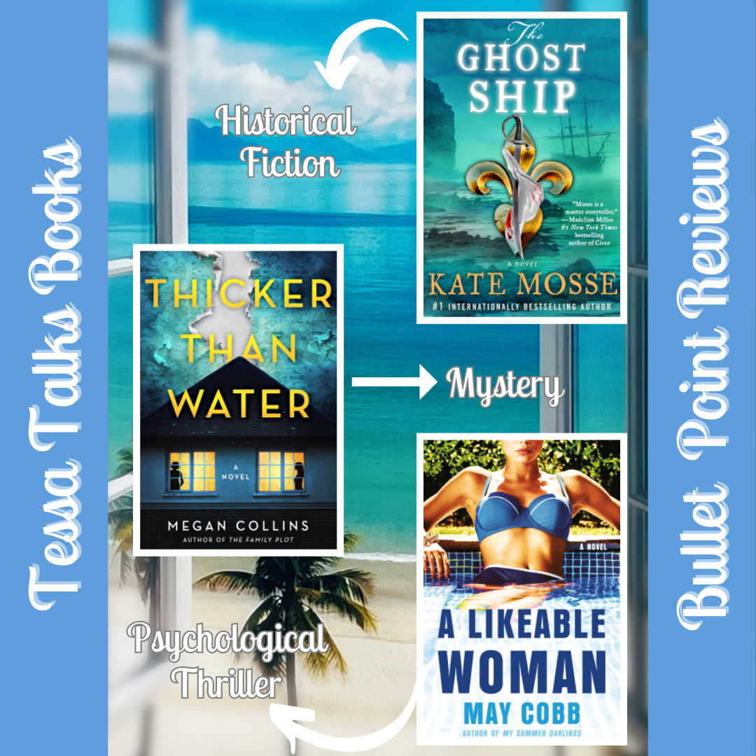 3 Bullet-Point Book Reviews #Mystery #Thriller #HistoricalFiction