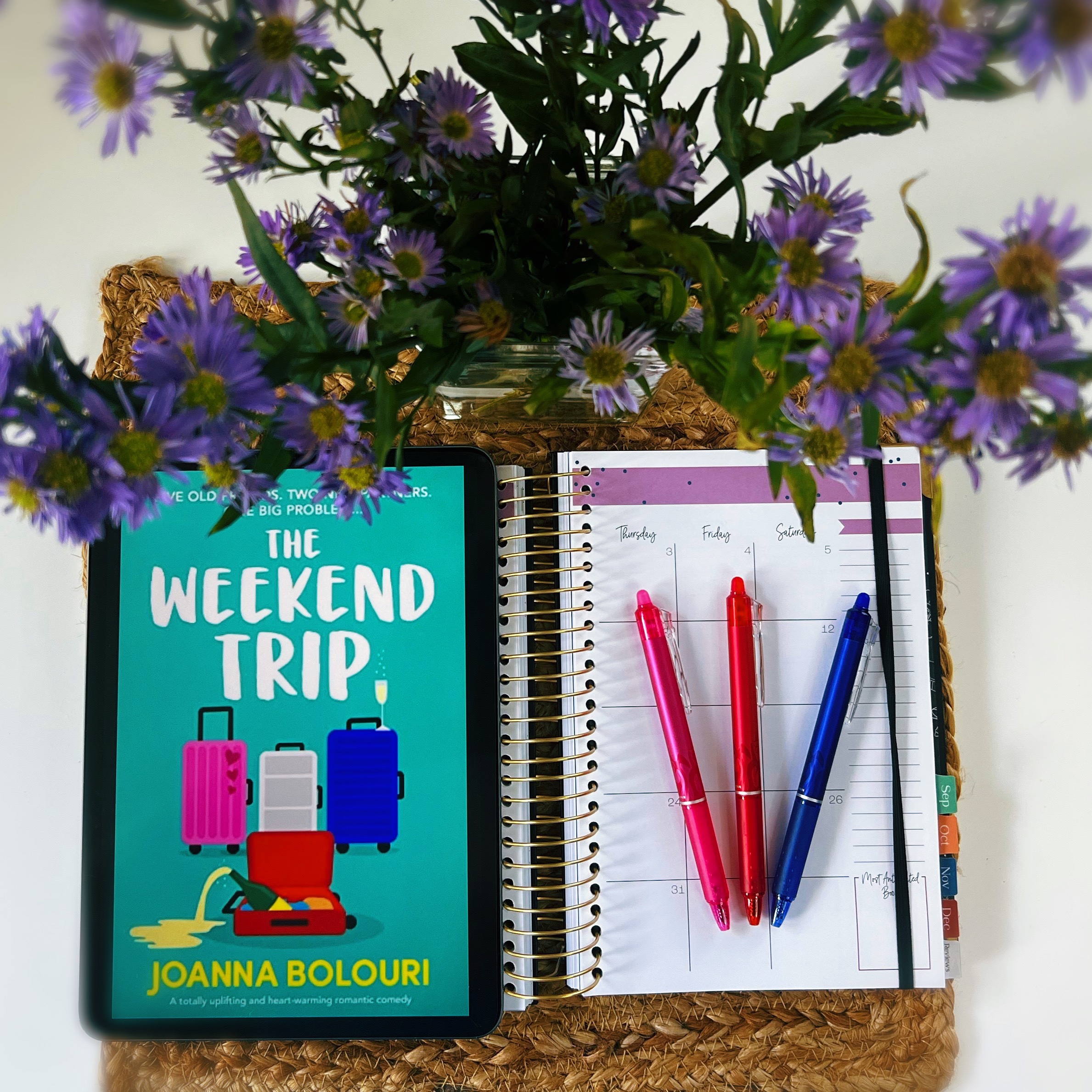 The Weekend Trip by Joanna Bolouri #BlogTour #BookReview #RomCom