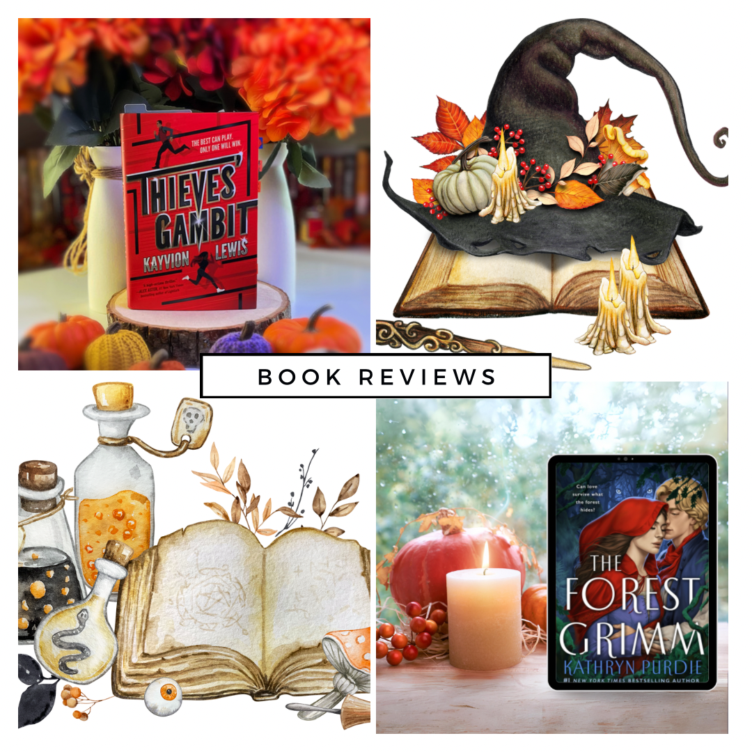 Thieves’ Gambit by Kayvion Lewis and The Forest Grimm by Kathryn Purdie #bookreviews #thrillerbook #fairytaleretelling