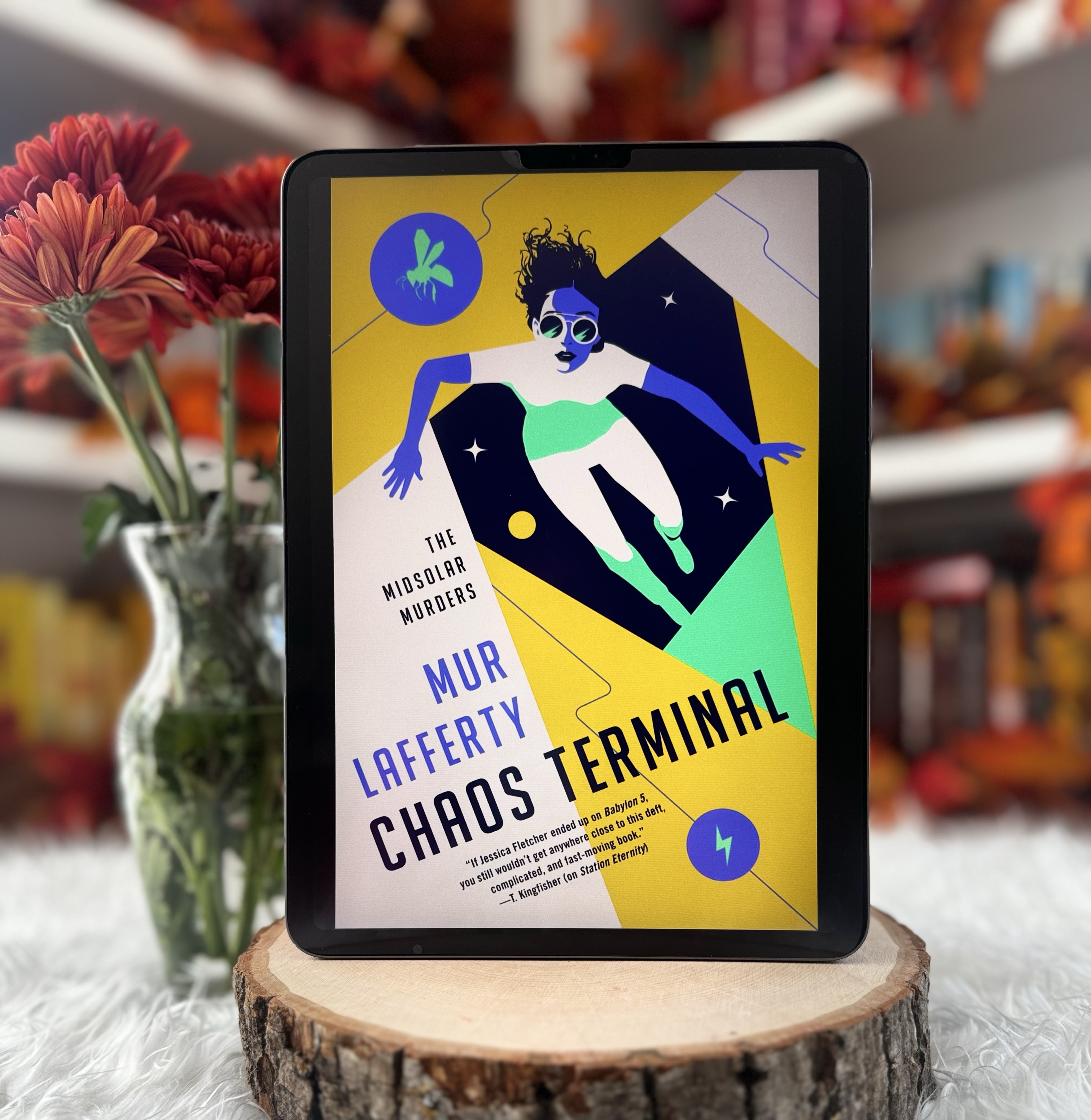 Chaos Terminal by Muir Lafferty #BookReview #CozyMystery #ScifySetting