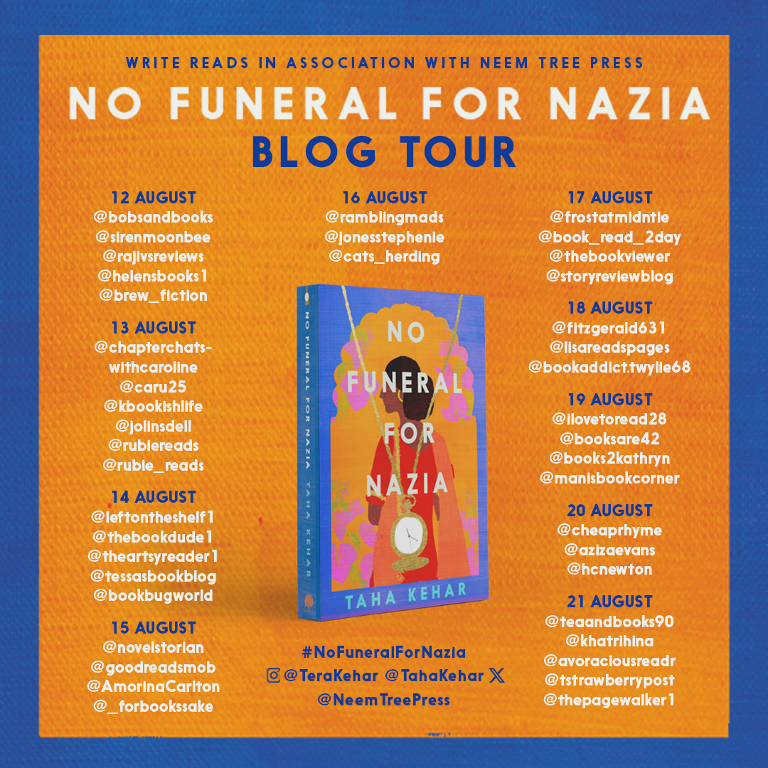 No Funeral for Nazia by Taha Kehar #BlogTour #Spotlight