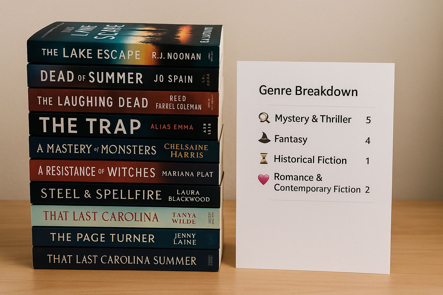 June & July Book Reviews: Genre by Genre Wrap-Up
